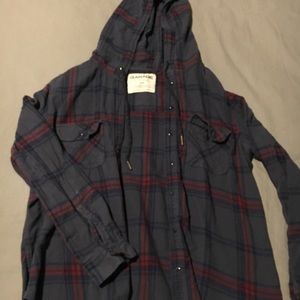 GARAGE hooded flannel